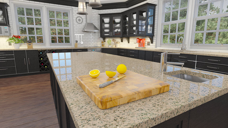 kitchen counter traditional